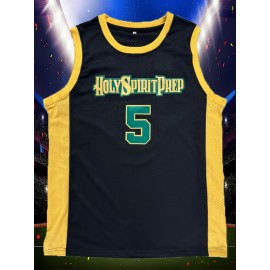 Men'S American Basketball Shirt # 5-5 Black Basketball Shirt S-XXXL