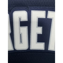 Men'S #3 Embroidered Basketball Jersey - Navy Blue & White Sleeveless Sports Shirt, Breathable Polyester, Fashionable Streetwear for Casual, Party, or Training, Sizes S-XXXL, Party Casual Jersey | Jersey Style Top | Glossy Fabric