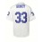 #33 Letter Embroidery Men's Breathable American Football Jersey, Men's V-neck Short Sleeve Sports Shirt For Summer, Outdoor Street
