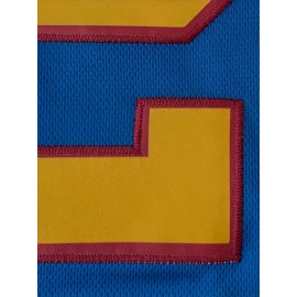 Men'S #27 Venezuela Color Block Baseball Jersey - Classic Retro Embroidery, Breathable Polyester, Short Sleeve V-Neck Sports Shirt for Training & Casual Wear, Outdoor Activity Wear|Athletic Aesthetic| Details