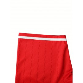 Men'S # 0 Red Baseball Shirt - Retro Sports Training And Casual S-3XL Polyester Fiber V-neck Button Design Perfect For Summer Parties And Outdoor Activities