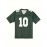 Men'S Green Bay #10 Polyester Green Football Jersey T Shirts, V-Neck Sports Shirt With Slight Stretch, Breathable Casual Knit Fabric For All Seasons, Loose Fit Adult & Teen, Fans Gift Men Youth
