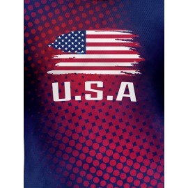 Professional Sports Fabric Men'S Creative Pattern Print North America Home Soccer Jersey T-shirt