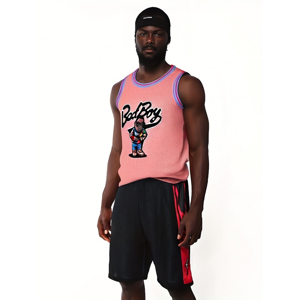 Men's 90s Retro Basketball Jersey #24 Black Embroidered Sleeveless Tank Top - Breathable Quick-Dry Jersey, Loose Fit for Streetwear, Sports Training & Casual Wear, Sports Tank Top | Hip Hop Style | Quality Embroidery, Basketball Accessories