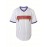 [Comfortable] Men's #82 White Baseball Jersey - Embroidered V-Neck, Short Sleeve, Breathable Polyester Sports Uniform for Training, Competition & Casual Wear