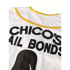 Boys' Baseball Jersey 3 Sports Training Jersey White Breathable Comfortable Casual Shirt S-XL