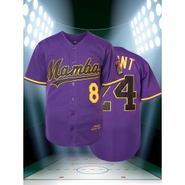 Men'S Letter Embroidery Short Sleeve V-neck Loose Button Up Shirt, Men'S Vintage Summer Baseball Jersey For Party